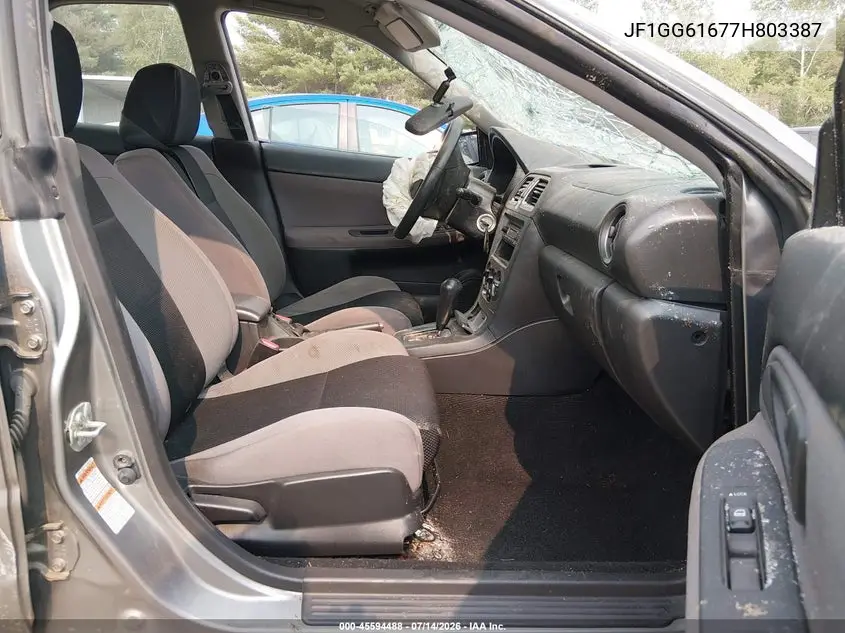 2007 Subaru Impreza 2.5I VIN: JF1GG61677H803387 Lot: 45594488