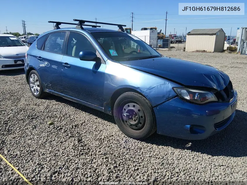 2009 Subaru Impreza 2.5I VIN: JF1GH61679H812686 Lot: 45636649