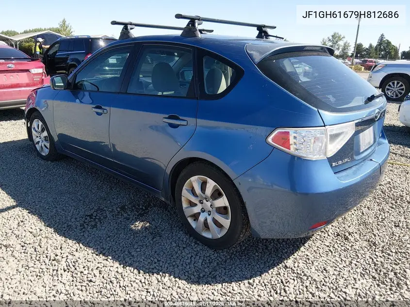2009 Subaru Impreza 2.5I VIN: JF1GH61679H812686 Lot: 45636649