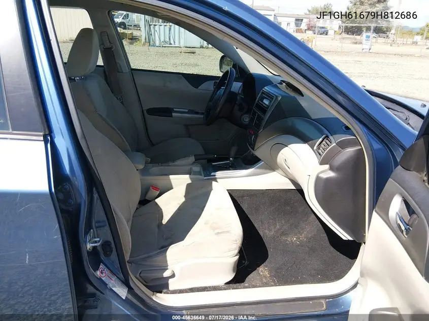 2009 Subaru Impreza 2.5I VIN: JF1GH61679H812686 Lot: 45636649