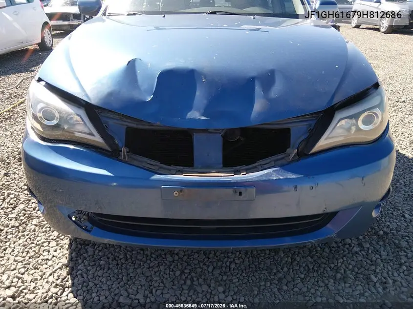 2009 Subaru Impreza 2.5I VIN: JF1GH61679H812686 Lot: 45636649