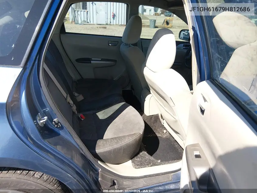 2009 Subaru Impreza 2.5I VIN: JF1GH61679H812686 Lot: 45636649