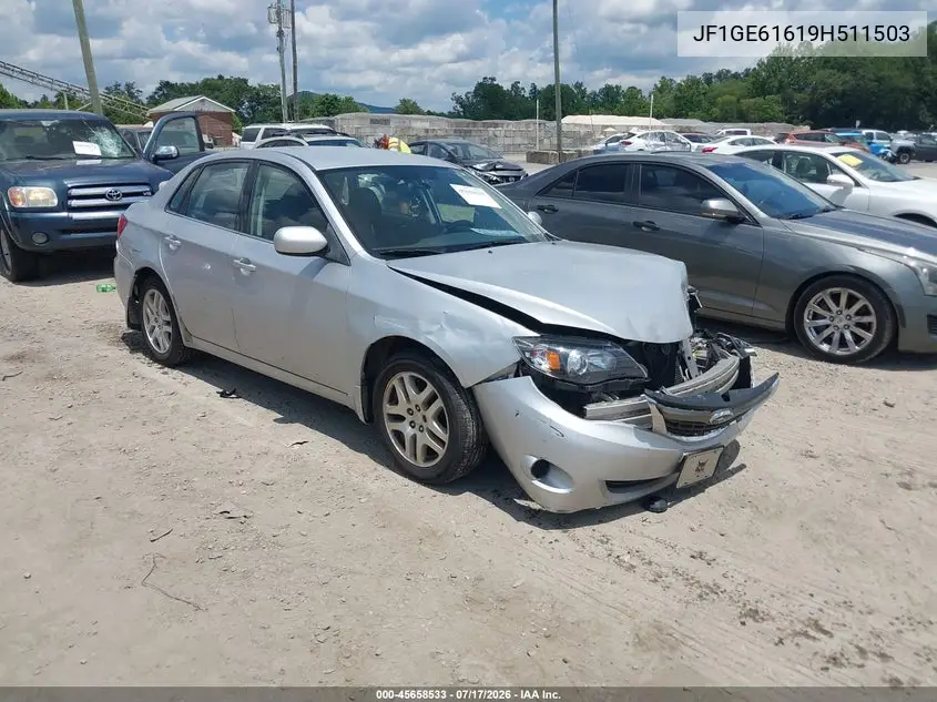 2009 Subaru Impreza 2.5I VIN: JF1GE61619H511503 Lot: 45658533