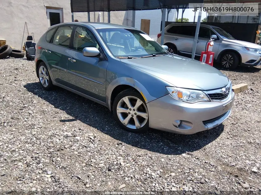 2009 Subaru Impreza Outback Sport VIN: JF1GH63619H800076 Lot: 45670842