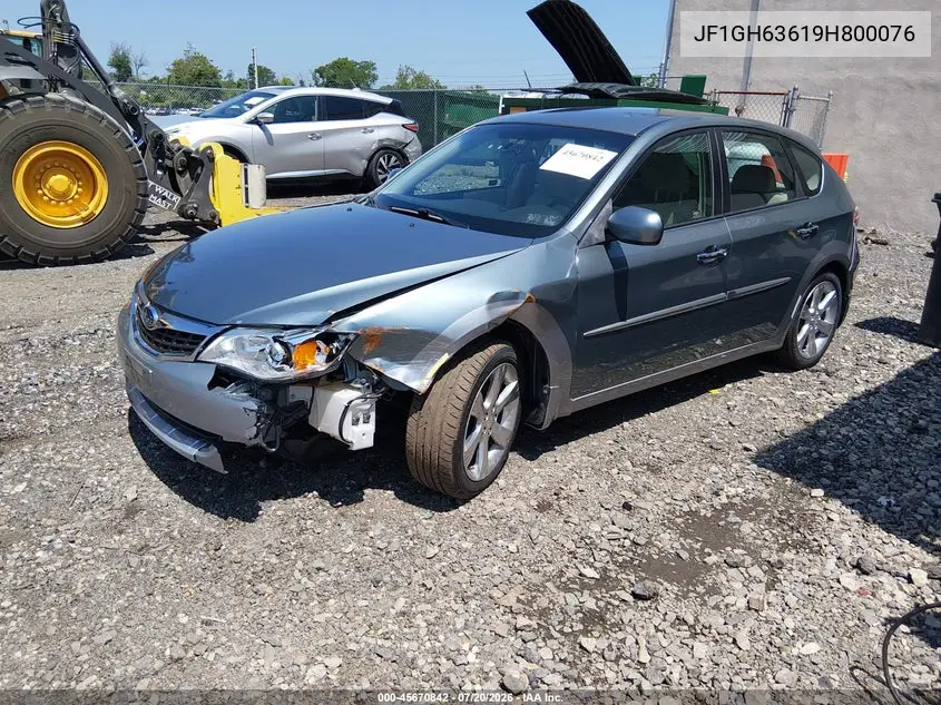 2009 Subaru Impreza Outback Sport VIN: JF1GH63619H800076 Lot: 45670842