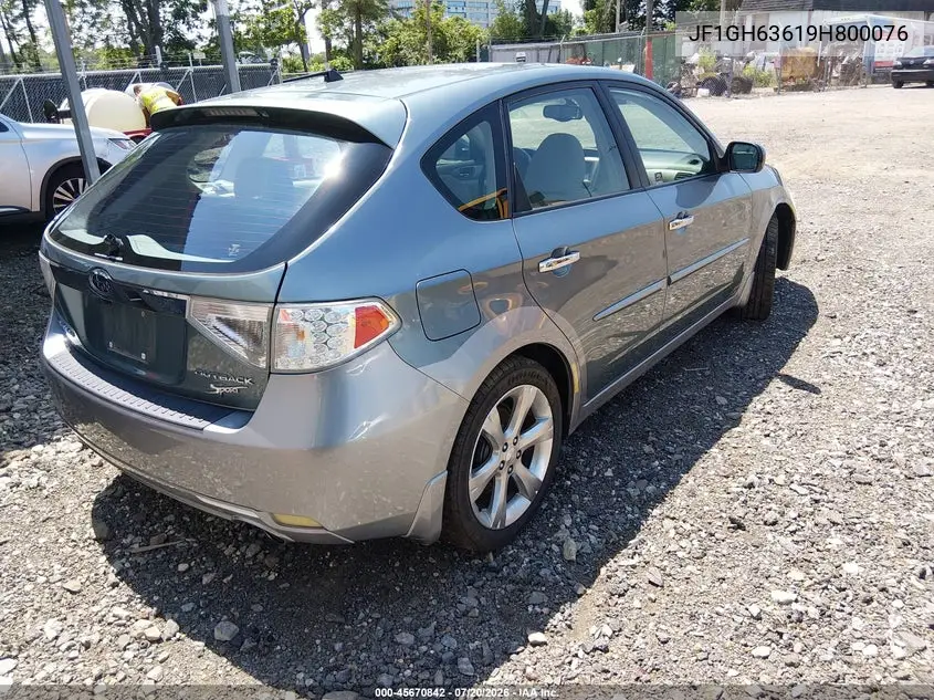 2009 Subaru Impreza Outback Sport VIN: JF1GH63619H800076 Lot: 45670842