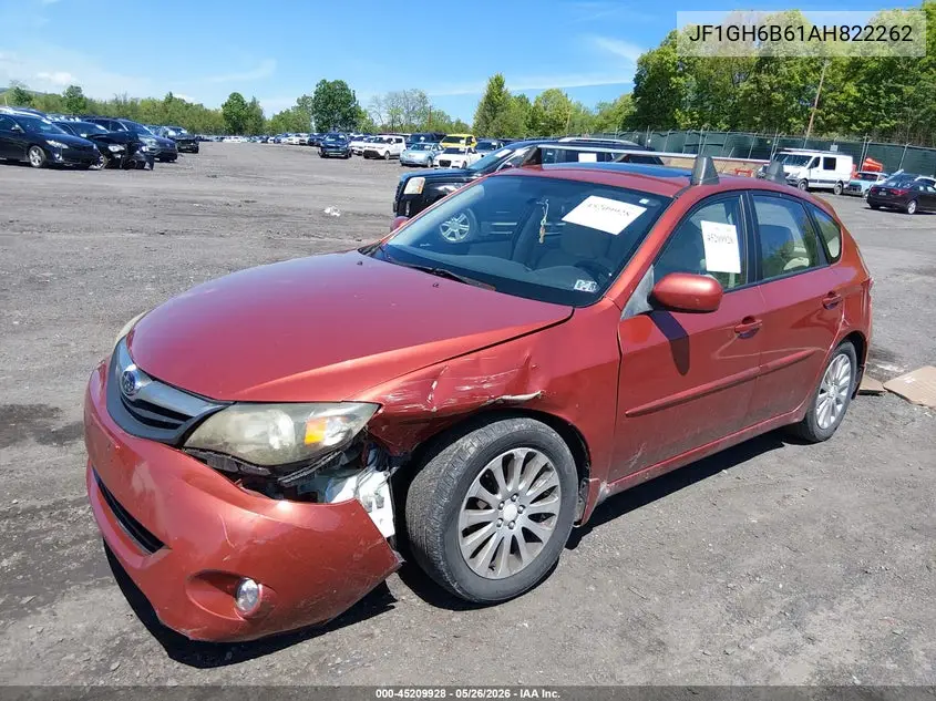 2010 Subaru Impreza 2.5I Premium VIN: JF1GH6B61AH822262 Lot: 45209928