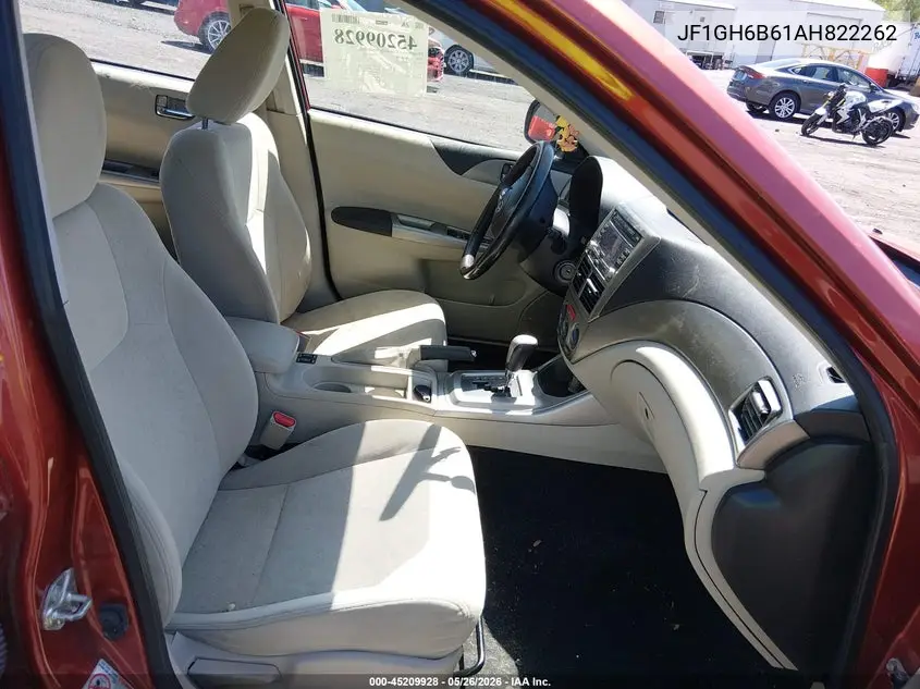 2010 Subaru Impreza 2.5I Premium VIN: JF1GH6B61AH822262 Lot: 45209928
