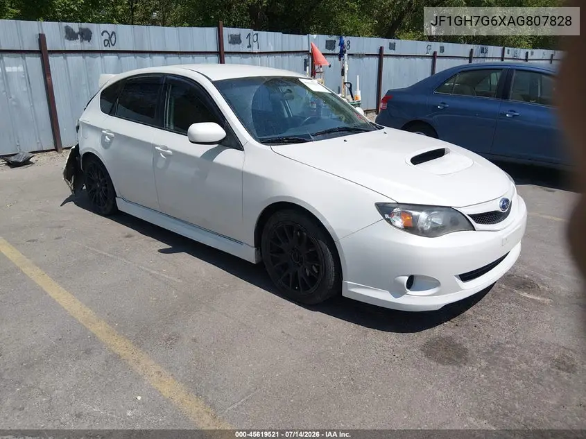 2010 Subaru Impreza Wrx VIN: JF1GH7G6XAG807828 Lot: 45619521