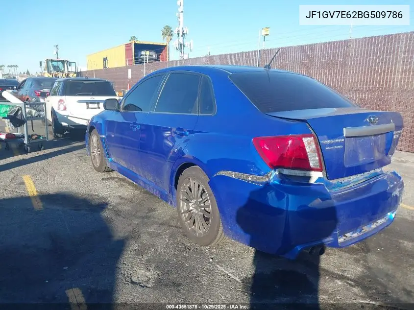 JF1GV7E62BG509786 2011 Subaru Impreza Wrx