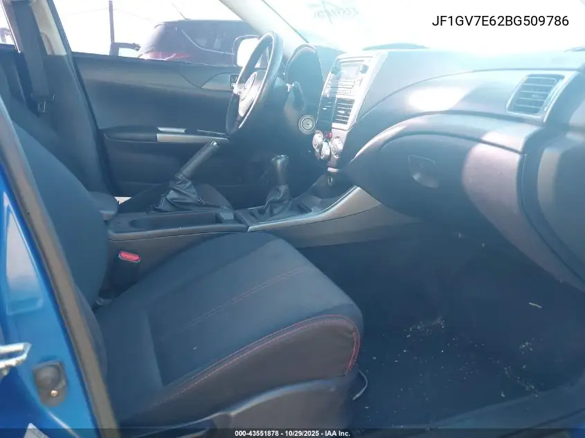 JF1GV7E62BG509786 2011 Subaru Impreza Wrx