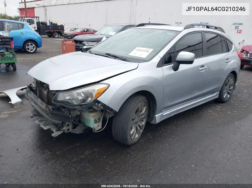 JF1GPAL64CG210246 2012 Subaru Impreza 2.0I Sport Premium
