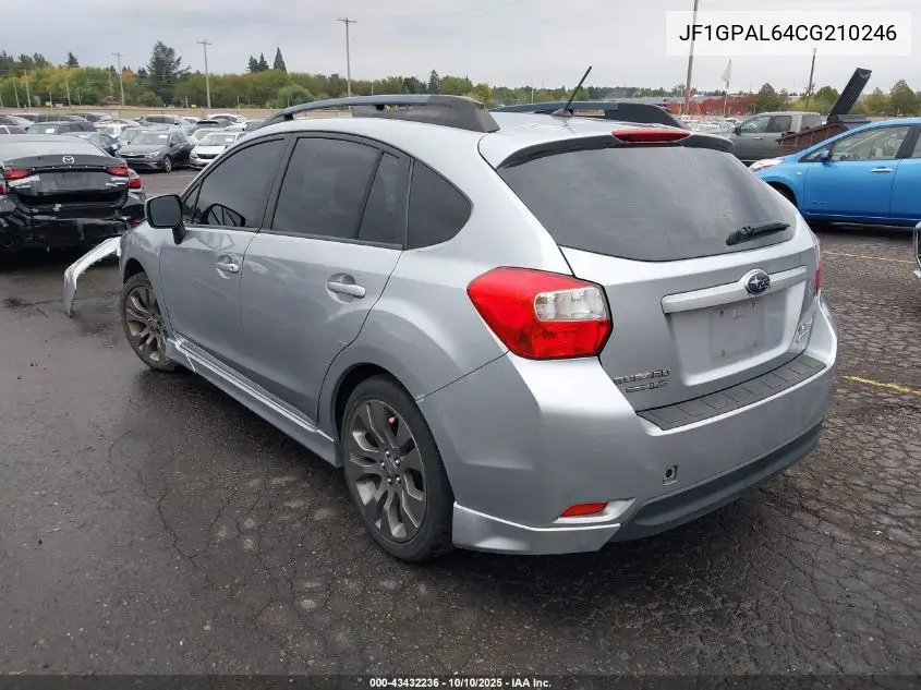 JF1GPAL64CG210246 2012 Subaru Impreza 2.0I Sport Premium