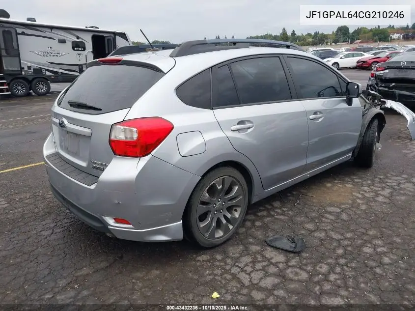 JF1GPAL64CG210246 2012 Subaru Impreza 2.0I Sport Premium