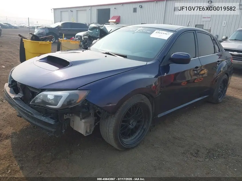 2012 Subaru Impreza Wrx VIN: JF1GV7E6XCG019582 Lot: 45643567