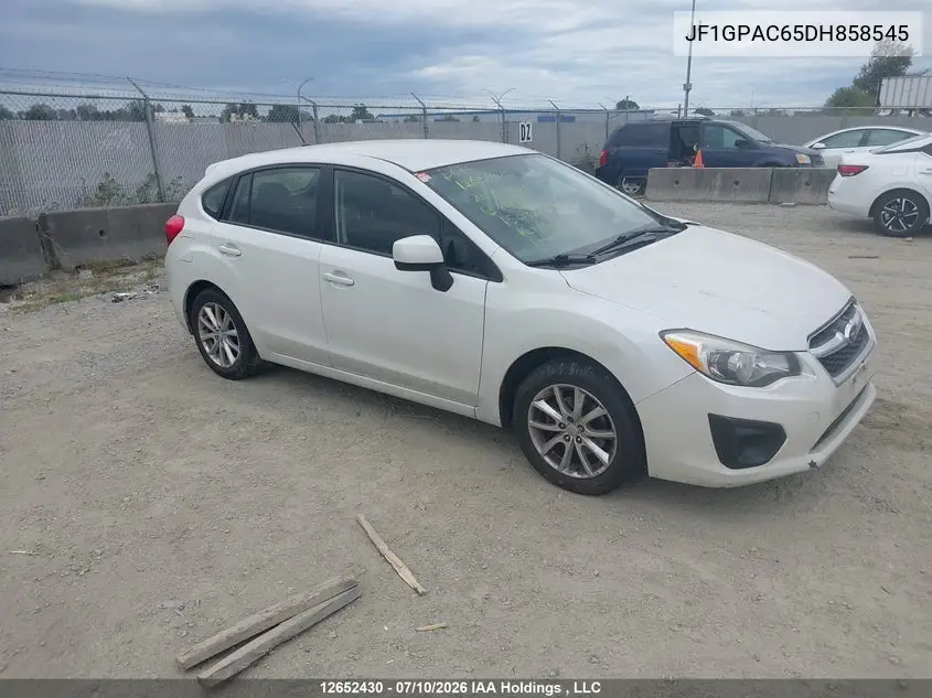 2013 Subaru Impreza Premium VIN: JF1GPAC65DH858545 Lot: 12652430