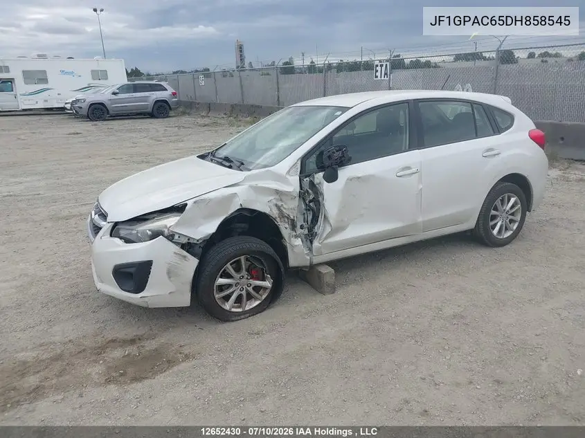 2013 Subaru Impreza Premium VIN: JF1GPAC65DH858545 Lot: 12652430