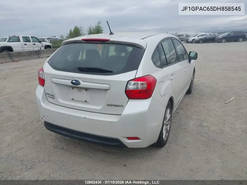 2013 Subaru Impreza Premium VIN: JF1GPAC65DH858545 Lot: 12652430