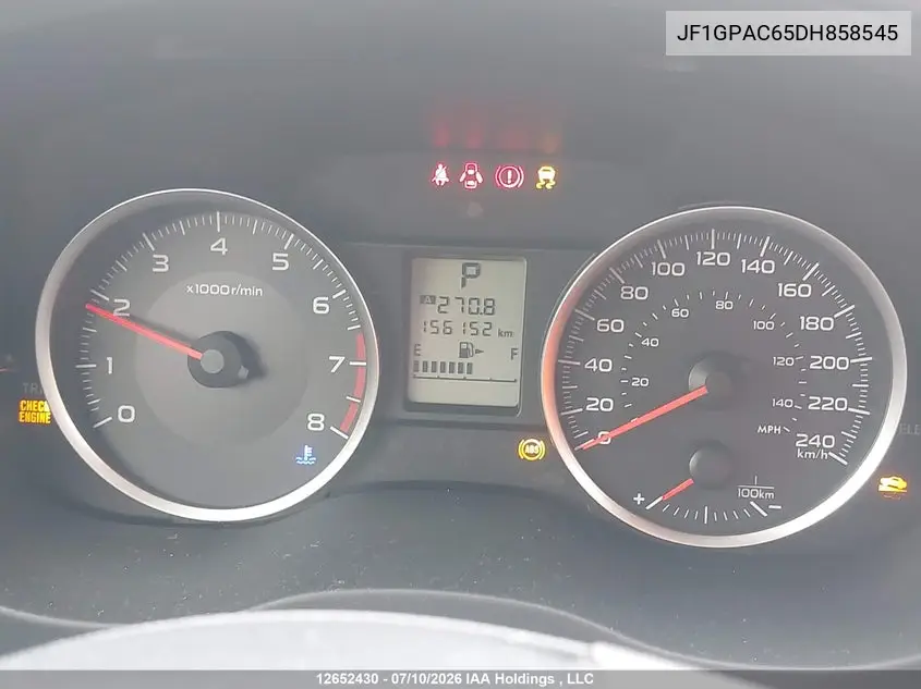 2013 Subaru Impreza Premium VIN: JF1GPAC65DH858545 Lot: 12652430