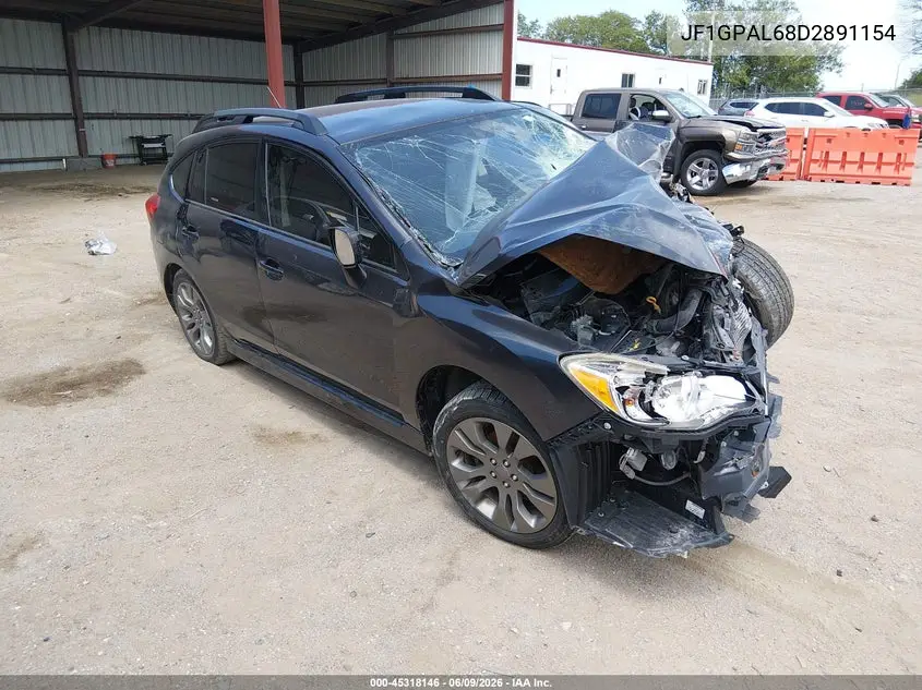 2013 Subaru Impreza 2.0I Sport Premium VIN: JF1GPAL68D2891154 Lot: 45318146