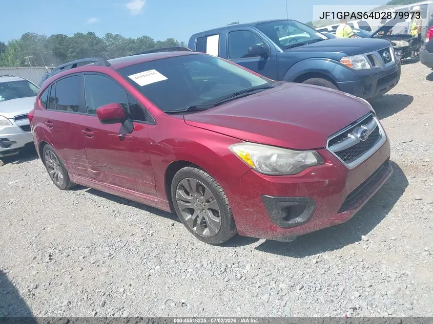 2013 Subaru Impreza 2.0I Sport Limited VIN: JF1GPAS64D2879973 Lot: 45518225