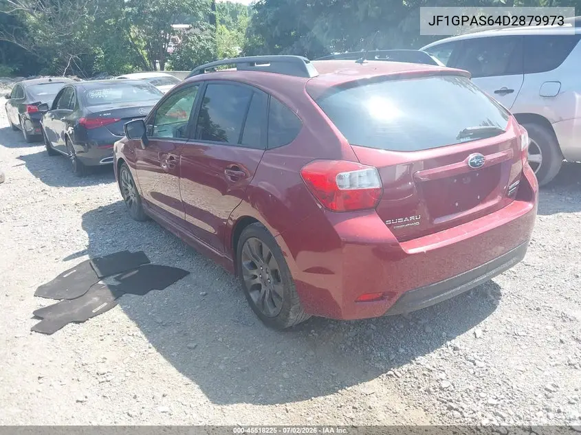 2013 Subaru Impreza 2.0I Sport Limited VIN: JF1GPAS64D2879973 Lot: 45518225