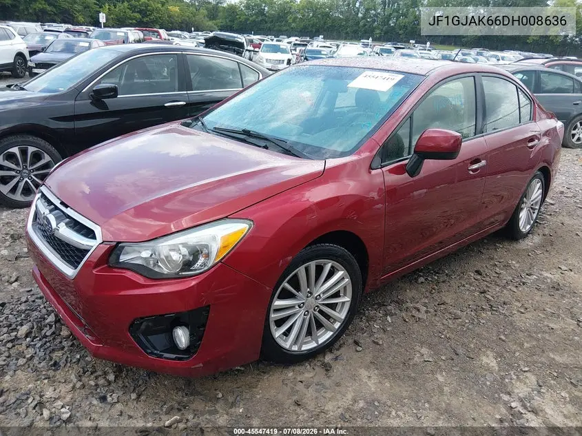 2013 Subaru Impreza 2.0I Limited VIN: JF1GJAK66DH008636 Lot: 45547419
