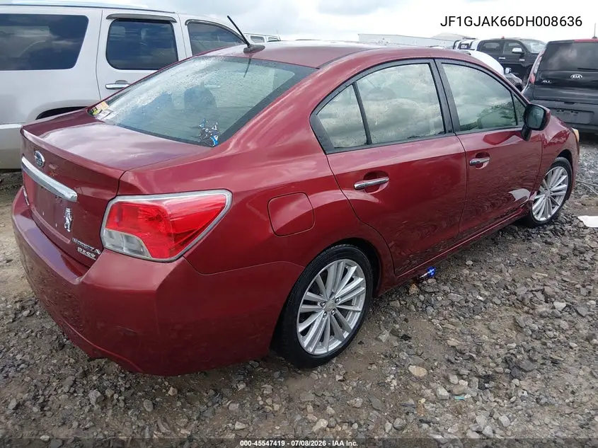 2013 Subaru Impreza 2.0I Limited VIN: JF1GJAK66DH008636 Lot: 45547419