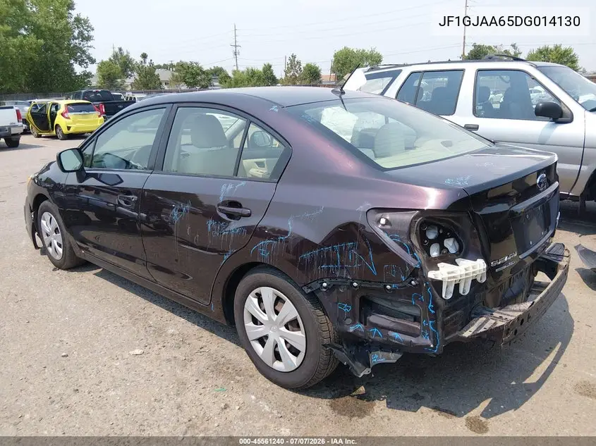 2013 Subaru Impreza 2.0I VIN: JF1GJAA65DG014130 Lot: 45561240