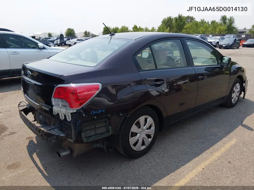 2013 Subaru Impreza 2.0I VIN: JF1GJAA65DG014130 Lot: 45561240