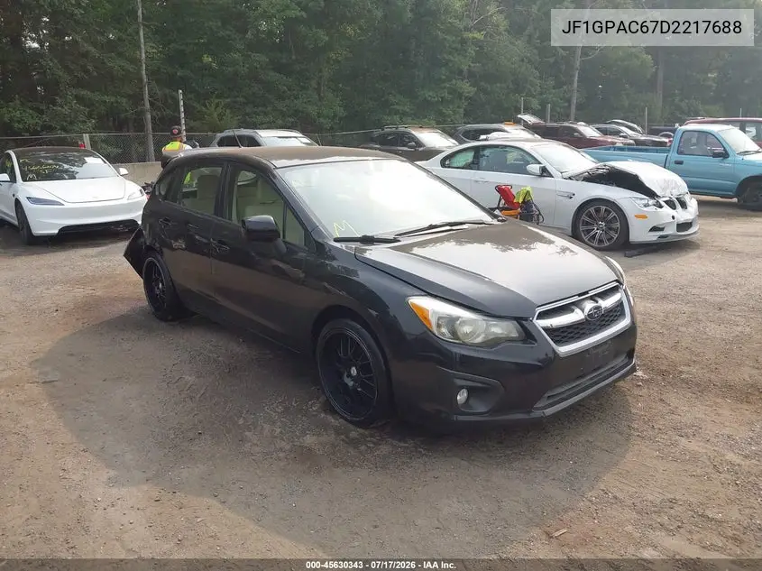 2013 Subaru Impreza 2.0I Premium VIN: JF1GPAC67D2217688 Lot: 45630343