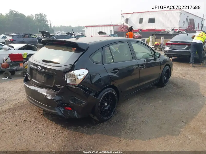 2013 Subaru Impreza 2.0I Premium VIN: JF1GPAC67D2217688 Lot: 45630343