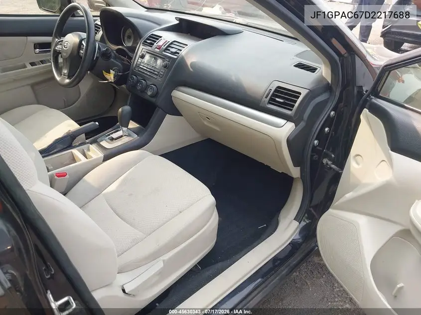 2013 Subaru Impreza 2.0I Premium VIN: JF1GPAC67D2217688 Lot: 45630343