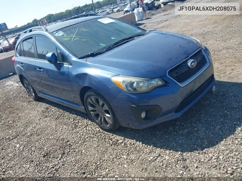 2013 Subaru Impreza 2.0I Sport Premium VIN: JF1GPAL6XDH208075 Lot: 45631645
