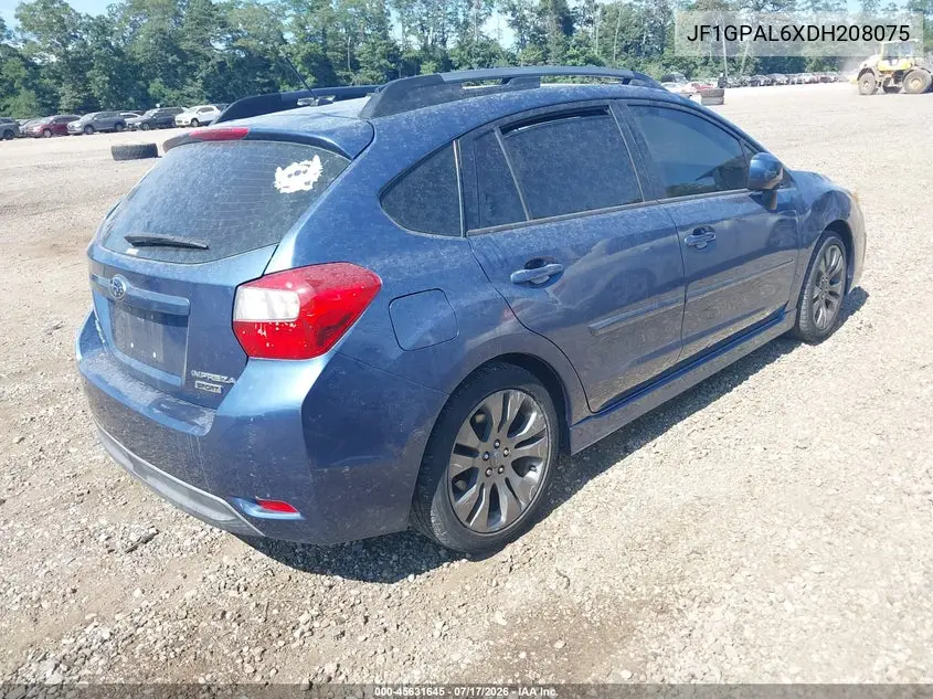 2013 Subaru Impreza 2.0I Sport Premium VIN: JF1GPAL6XDH208075 Lot: 45631645