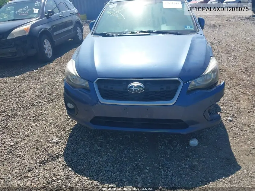 2013 Subaru Impreza 2.0I Sport Premium VIN: JF1GPAL6XDH208075 Lot: 45631645