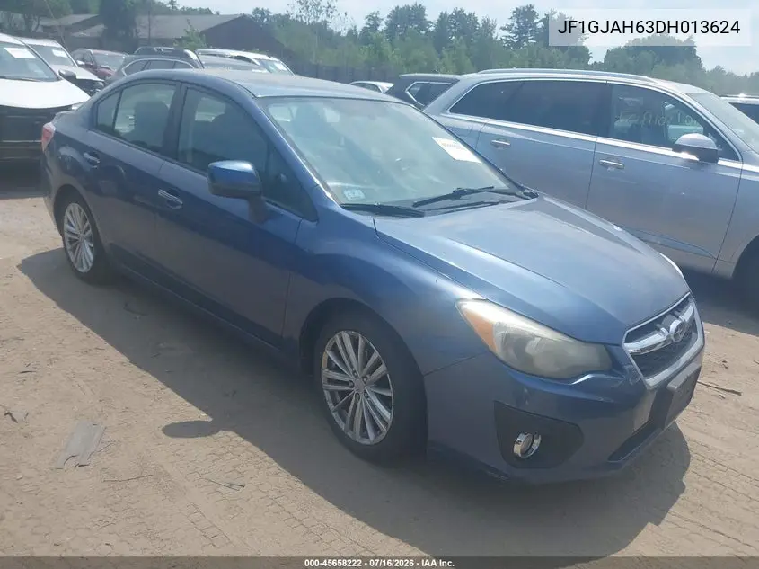 2013 Subaru Impreza 2.0I Limited VIN: JF1GJAH63DH013624 Lot: 45658222