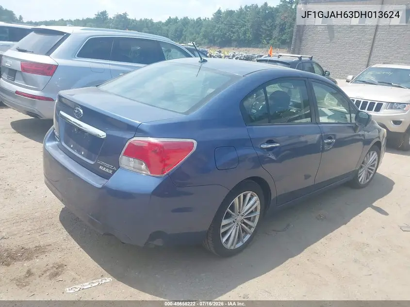 2013 Subaru Impreza 2.0I Limited VIN: JF1GJAH63DH013624 Lot: 45658222