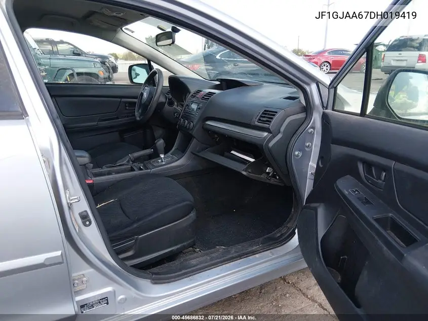 2013 Subaru Impreza 2.0I VIN: JF1GJAA67DH019419 Lot: 45686832