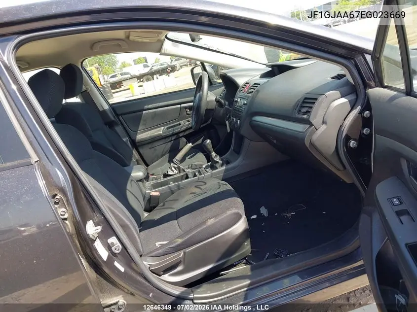 2014 Subaru Impreza 2.0I VIN: JF1GJAA67EG023669 Lot: 12646349