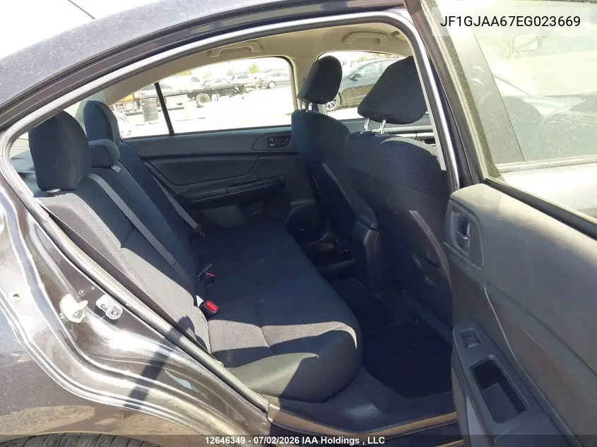 2014 Subaru Impreza 2.0I VIN: JF1GJAA67EG023669 Lot: 12646349