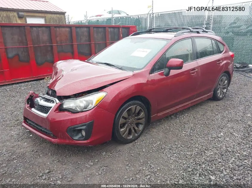 JF1GPAL64E8312580 2014 Subaru Impreza 2.0I Sport Premium