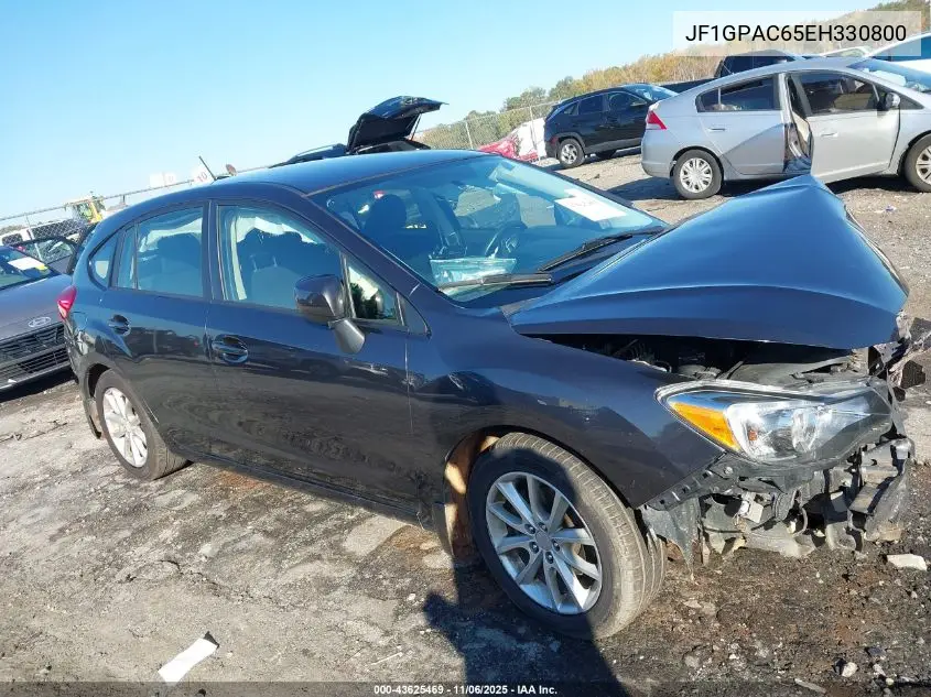 JF1GPAC65EH330800 2014 Subaru Impreza 2.0I Premium
