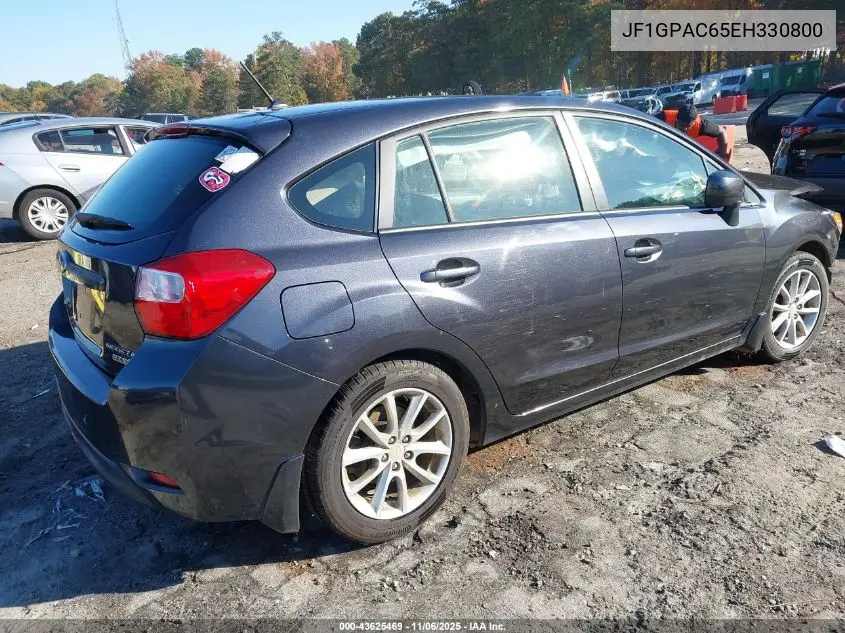 JF1GPAC65EH330800 2014 Subaru Impreza 2.0I Premium