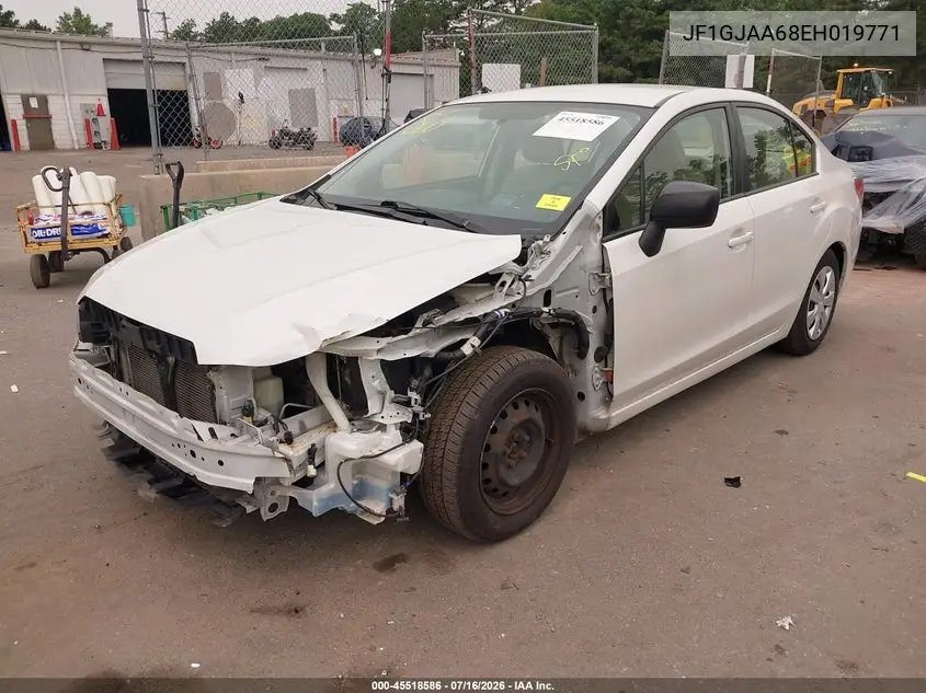 2014 Subaru Impreza 2.0I VIN: JF1GJAA68EH019771 Lot: 45518586