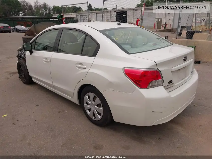 2014 Subaru Impreza 2.0I VIN: JF1GJAA68EH019771 Lot: 45518586