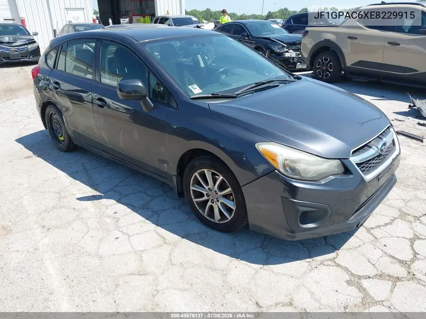 2014 Subaru Impreza 2.0I Premium VIN: JF1GPAC6XE8229915 Lot: 45576137