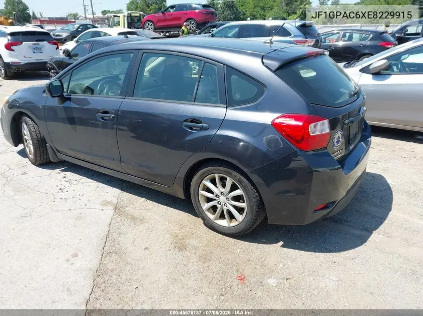 2014 Subaru Impreza 2.0I Premium VIN: JF1GPAC6XE8229915 Lot: 45576137