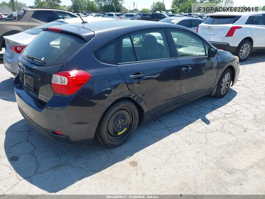 2014 Subaru Impreza 2.0I Premium VIN: JF1GPAC6XE8229915 Lot: 45576137