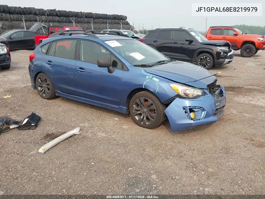 2014 Subaru Impreza 2.0I Sport Premium VIN: JF1GPAL68E8219979 Lot: 45592671